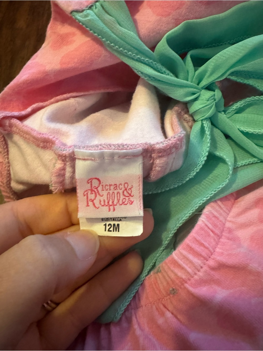 Ricrac & Ruffles Pink Mermaid bubble - Picture 3 of 3